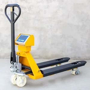 Electric Loading Hand Forklift Truck Pallet Truck Manual Pallet Jack With Weigh Scale thumbnail-2