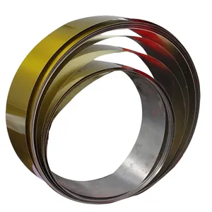 Tinplate Steel Tinplate Metal Tin Coated Steel Golden Tinplate Coil thumbnail-2