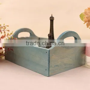 Multifunctional Wooden Partition Beverage Storage Tray Box thumbnail-6
