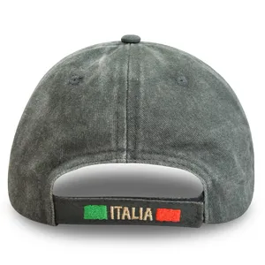 Custom Caps Manufacturer Wholesale 6 Panel Stone Washed Dad Cap Cotton Vintage Baseball Hat Custom Embroidery Logo Texas Sports Caps thumbnail-1