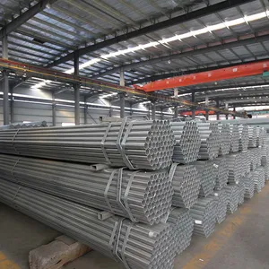 Pre Galvanized Tube Scaffolding Green House Round Hot Dipped Galvanized Steel Pipe For Building Steel Tube thumbnail-3