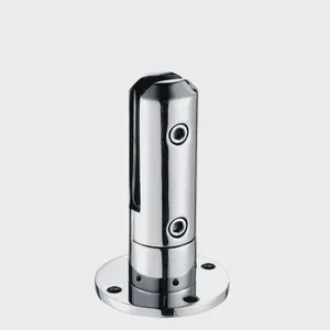 Balustrade Glass Clamp With Mill Test Report 304 Stainless Steel Square Shape Powder Coated Warranty thumbnail-2