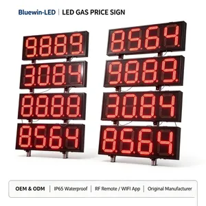 LED Gas Price Display Board With 8.88 88.88 888.88 Format thumbnail-4