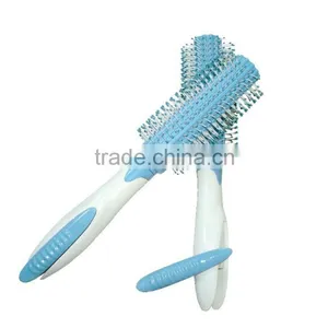 Professional Plastic Hair Brush With Clips thumbnail-1