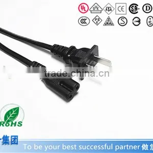 Chinese Standard 2 Pin Plug to CCC C7 Connector Power Extension Cord thumbnail-1