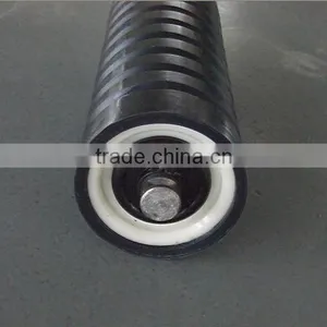 Rock Bottom Belt Conveyor Rubber Coated Roller/Idler With Ring thumbnail-2