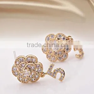 Wholesale Fashion Style Earrings Women Diamond Jewelry thumbnail-3