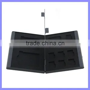 11 Slot Aluminium EVA Material Black 3DS Card Case for 2x 3DS 8x TF 1x SD Card thumbnail-1