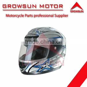 Cheap Hot Full Face Motorcycle Helmet GS-05B(A) Silver thumbnail-1