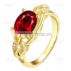 China Factory Wholesale Directly Low Price 2015 New Design Indian Emerald Stone Ring thumbnail-1