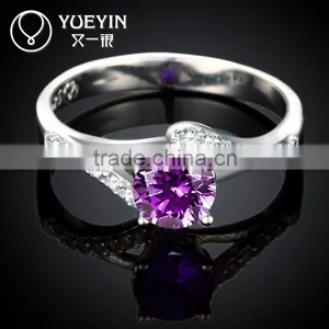 Latest Design Lekani Mix Colour 925 Sterling Silver Plated Rings thumbnail-4