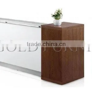 Modern Wooden Reception Desk Beauty Salon 2 Person Reception Desk (SZ-RTB001) thumbnail-5