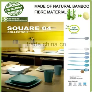 Bamboo Salad Server Set,bamboo Fiber Dinner Set,tableware thumbnail-1