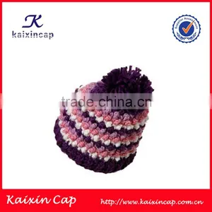 New Design Customized Winter Fashion Cartoon Jacquard Weave Kintting Beanie Hat thumbnail-3