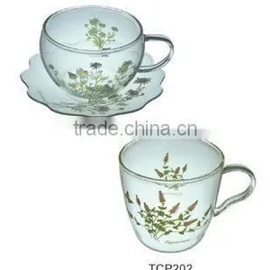 Glass Painting Cup With Handle thumbnail-1