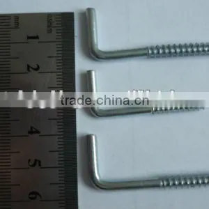 HAREDWARE RIGGING ZINC PLATED L SQUARE HOOK thumbnail-2