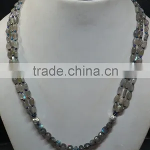 Labradorite Natural Gemstone Bead Stone Jewelry thumbnail-2