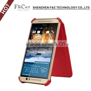 Original Mobile Phone Flip Cover Leather Case for HTC One M9 thumbnail-4
