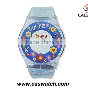 Super Slim Fashion Plastic Watch Design for Children thumbnail-1