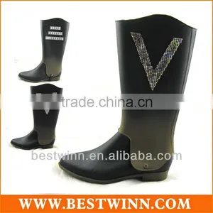 Latest Fashion Rubber Rain Boots. thumbnail-1