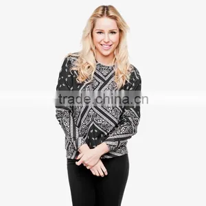 Wholesale Crew Neck Custom 3d Printing Sweatshirt no Minimum thumbnail-1