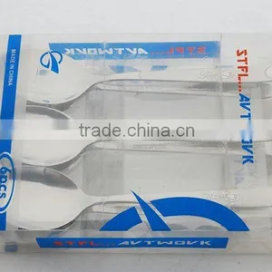 Rose Handle 6 Pcs Stainless Steel Spoon With Pvc Case thumbnail-1