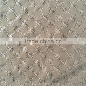 New Style 3D Embossed Flock Fabric for Upholstery, Cushion, Bag thumbnail-5