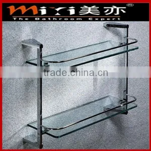 Bathroom Two Tier Glass Shelf thumbnail-1