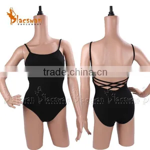 Lycra Leotards Dance Wear With a Lattice Back thumbnail-1