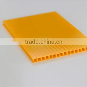 Two Wall Hollow Polycarbonate Sheet Greenhouse/SGS ISO Approve High Quality Transparent Polycarbonate Sheet Manufacturers thumbnail-3