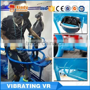 Newest High Quality Vibrating Vr 5D7D9d Cinema Car Racing Game Simulator thumbnail-6