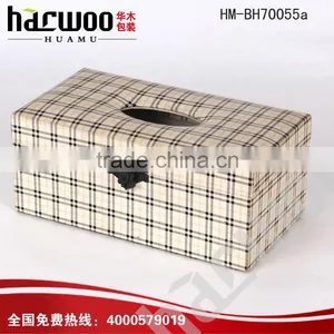 2016 Newest Fashion Car Hotel Paper Leather Tissue Box thumbnail-2