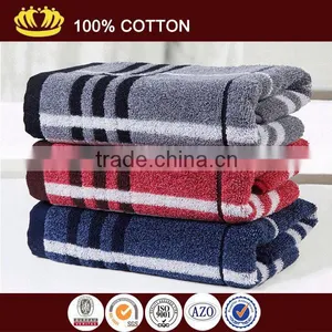 100% Cotton Yarn Dyed Color Square Jacquard Elegant Face Towel Wholesale thumbnail-1