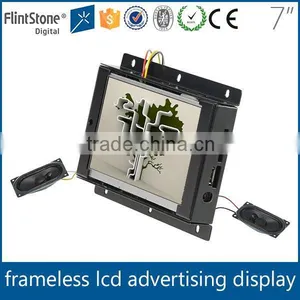 Flintstone 7" Advertising Equipment Advertising Players Point of Sale Frameless Video 7 Inch Lcd Digital Signage Player Board thumbnail-3