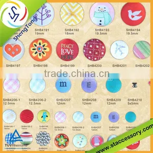 Design New Brad Scrapbooking Embellishments Round Brads thumbnail-1
