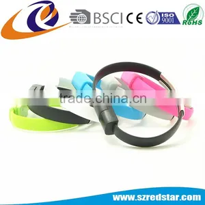 Wristband Micro USB Cable Bracelet Data Charging Line For Samsung HTC LG Android thumbnail-4