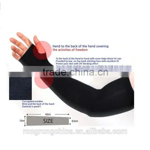 Uv Protection Hand Cover Arm Sleeves Sports Driving Golf Cooling Cool Cover Sun thumbnail-2