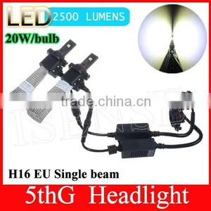 2015 Hottest x5 Headlight With Fanless Cooper Belt H16 Headlamp 5202 Headlight thumbnail-3