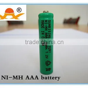 Ni-MH AAA 300mAh 1.2V Rechargeable 3A Neutral Battery Bateria Baterias thumbnail-1