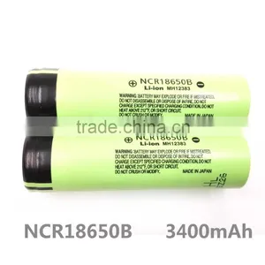 3400mAh NCR18650B 3.7V High Capacity Rechargeable Li-ion Battery With High Quality and Good Price thumbnail-1