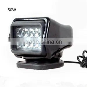 360 Degree Rotating 50W Led Search Light Remote Control Spot Work Light For Jeep Off Road Vehicles Trucks Boat thumbnail-2