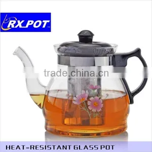 High Quality Heat-resistant Glass Tea Pot Sets With Different Designs/sizes/volumes thumbnail-5