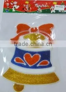 PVC Flower Christmas Window Sticker,Christmas Decoration thumbnail-4
