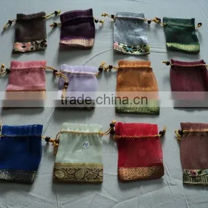 Indian Saree Coins Purses Wholesale thumbnail-1