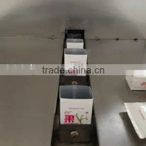 Semi Automatic 250ml Carton Box /paper Box Filling Packing Sealing Machine for Juice thumbnail-1