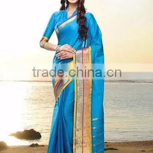 Traditional Silk Cotton Sarees on Wholesale thumbnail-2