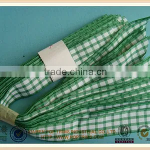 Hot Sale Green Double Face Plaid Ribbon thumbnail-1