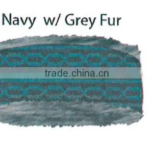Fashion Winter Promotional Customized Girl's Jacquard Acrylic Knitted Headband Collection With Faux Fur Lining thumbnail-4