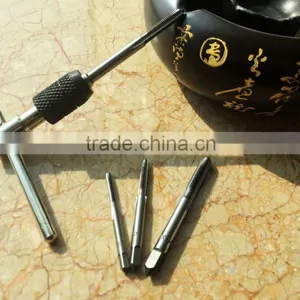 5- Piece Metric Small Tap Set Hand Tools With T Tap Wrench thumbnail-3