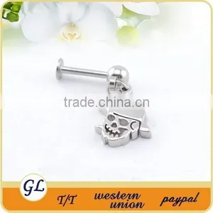 Scissors Logo Labret Body Piercing Jewelry thumbnail-2